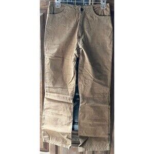 NWOT Mossimo Women’s Tan Genuine Suede Leather Pants size 6 Midrise 28x30 Y2K
